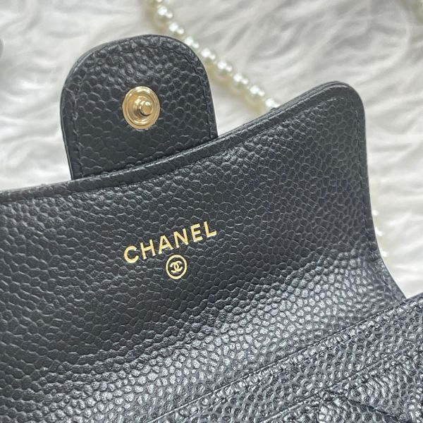 【12期0利率】CHANEL COCO 牛皮零錢卡包【99成新】 