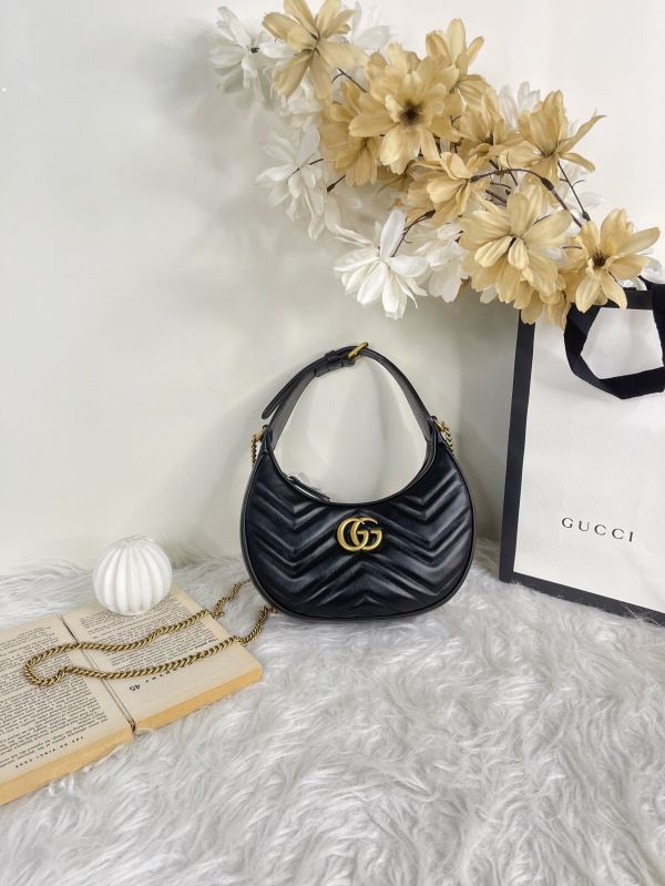 【分期0利率】GUCCI MAROMOT 半月包【95成新】 