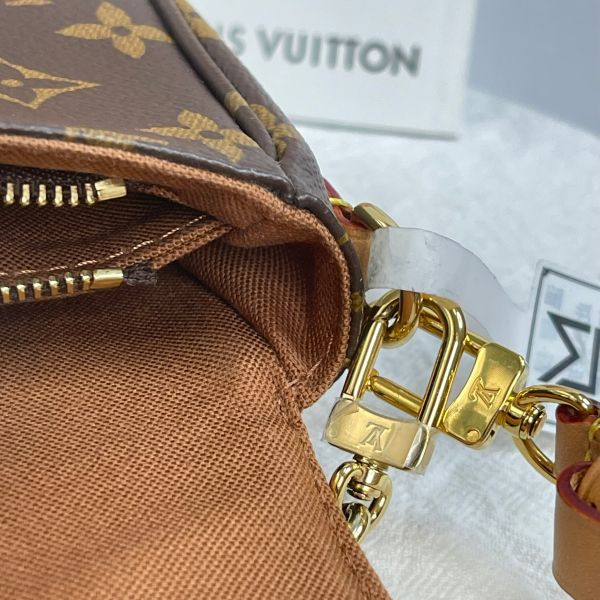 【12期0利率】LV Wallet on Chain Ivy 【99成新】台灣23年購證 