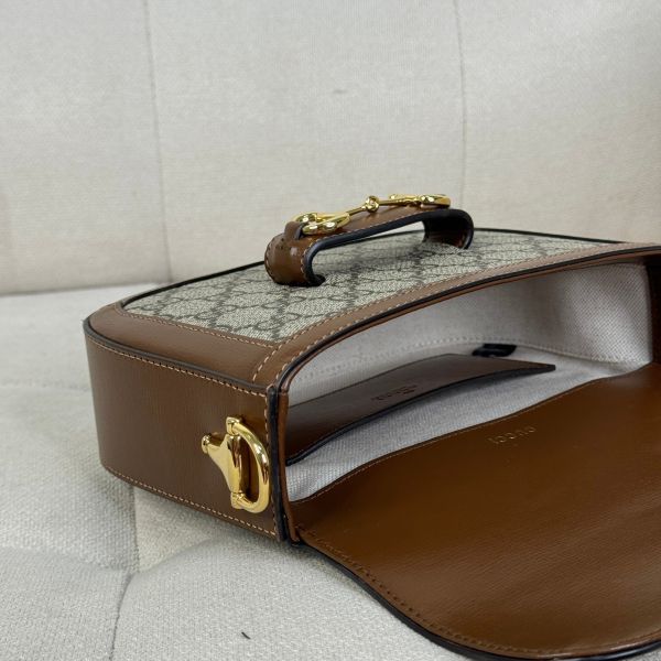 【12期0利率】GUCCI Horsebit 1955 MINI【99成新】 