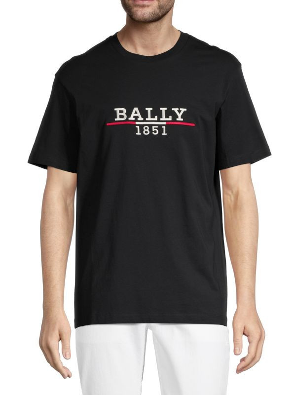 【12期0利率】Bally 刺繡字母短T(5折) 