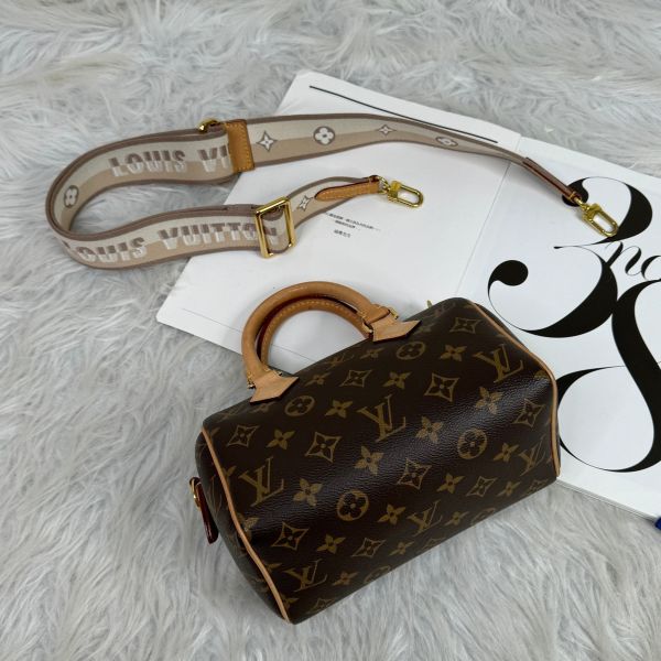 【12期0利率】LV SPEEDY 20  奶茶色【95成新】 