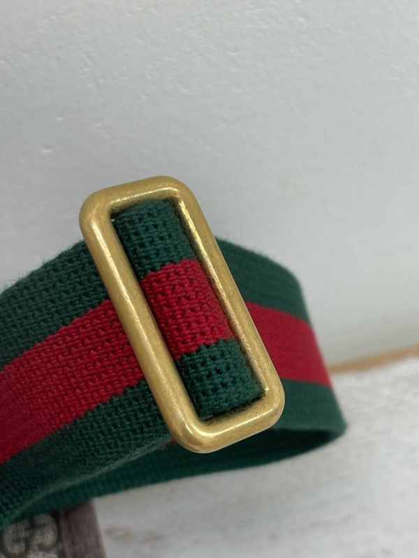 【未使用閒置品】GUCCI Supreme虎頭胸包 