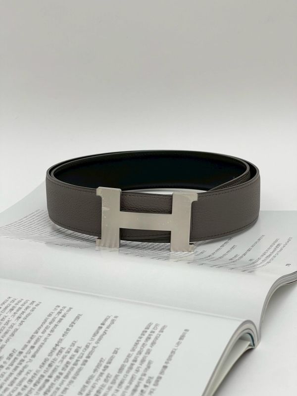 【未使用閒置品】HERMES 雙面用皮帶 38MM 