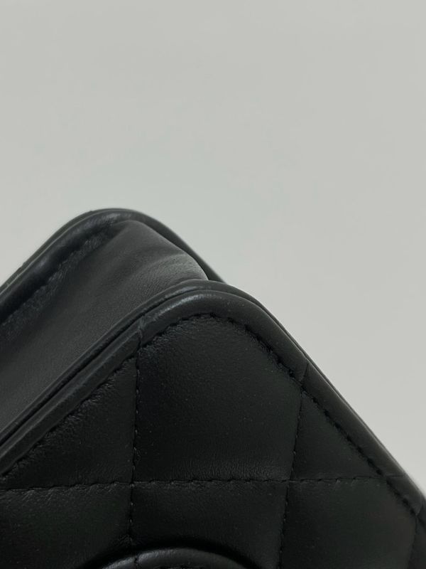 【99成新】CHANEL  WOC 羊皮金扣 