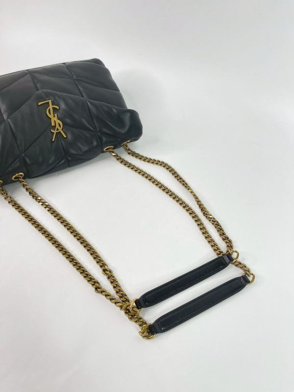 【95成新】YSL PUFFER TOY羊皮革手袋 