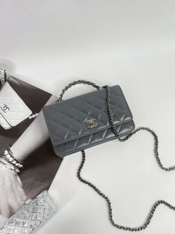【分期0利率】CHANEL 23K 水鑽 HANDLE WOC【全新品】 