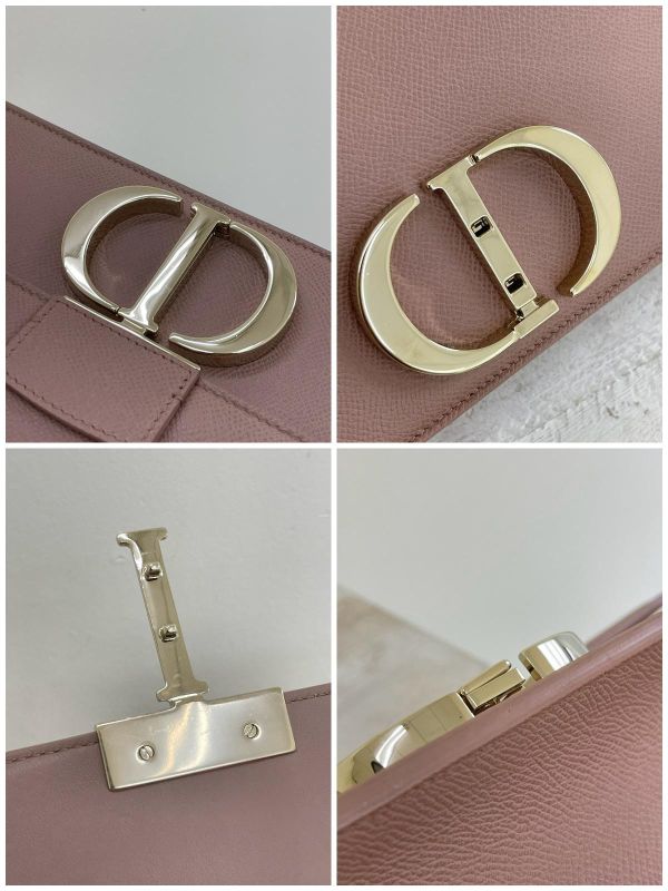 【9成新】DIOR 30 MONTAIGNE 中號 乾燥玫瑰粉 