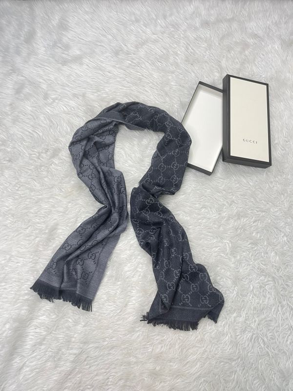 【分期0利率】GUCCI  GG 花紋披肩【未使用閒置品】 