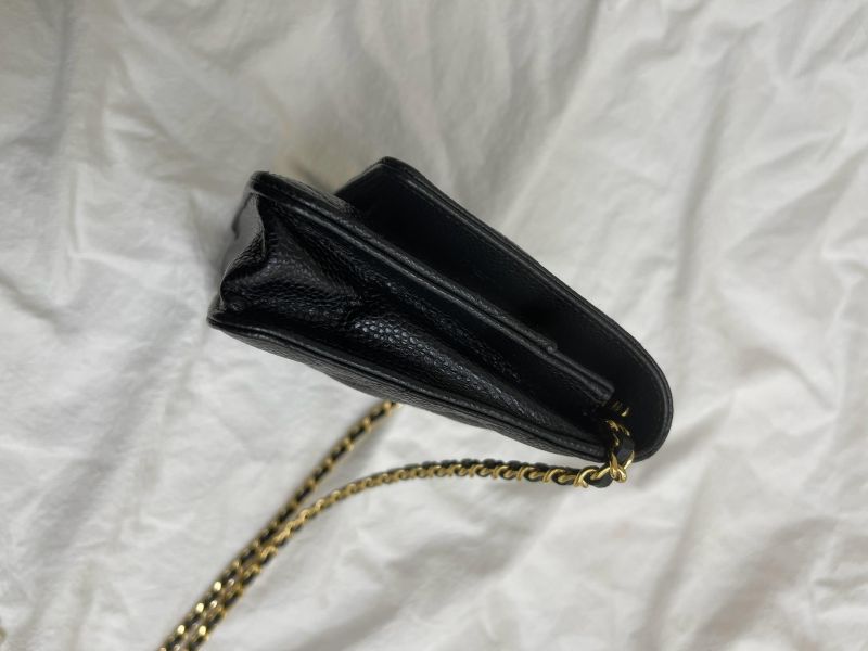 【9成新】CHANEL  磁吸扣荔枝牛皮WOC 