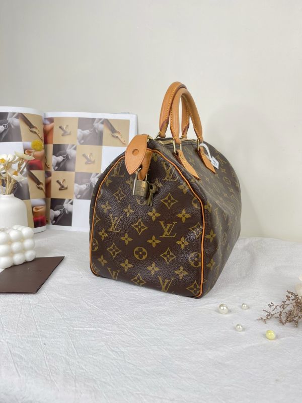 【分期0利率】LV SPEEDY 30 經典Monogram手提波士頓包【9成新】 