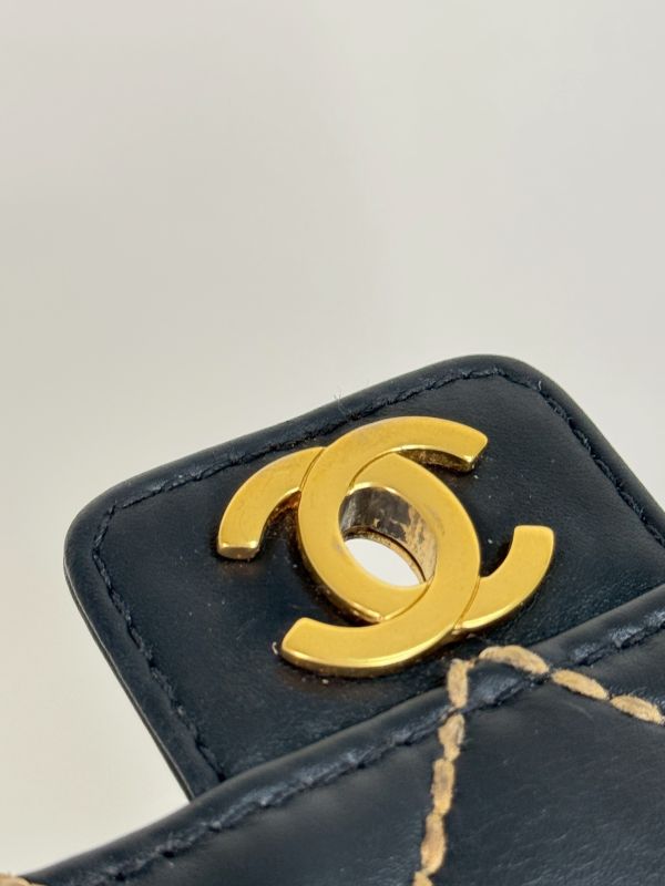 【分期0利率】CHANEL VINTAGE 外縫線方胖【9成新】 
