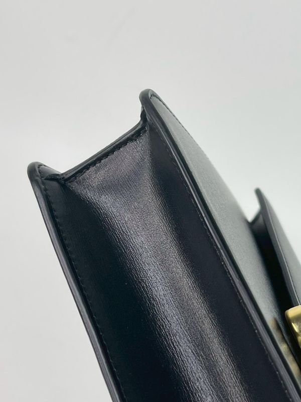 【95成新】CELINE MARGO 亮澤牛皮革WOC 