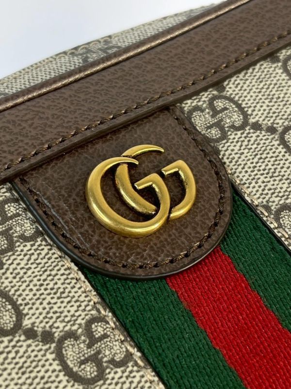 【9成新】GUCCI Ophidia 織帶斜背包 