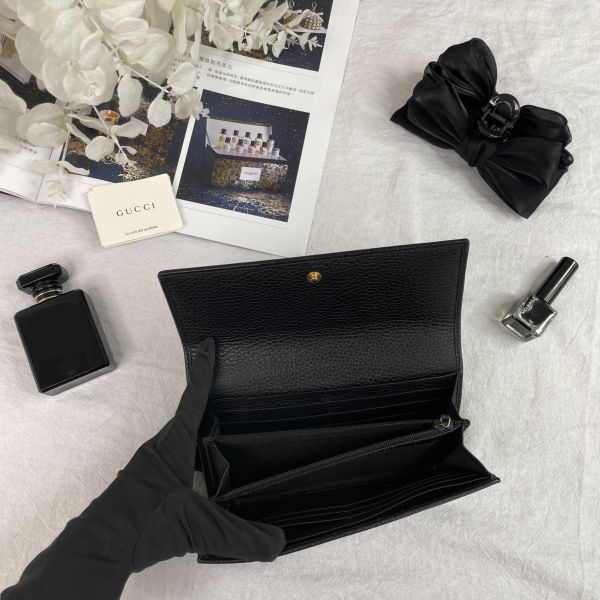 【12期0利率】GUCCI  翻蓋長夾 【9成新】 