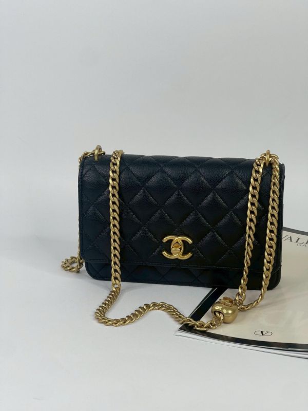 【99成新】CHANEL 24P 愛心調節扣 WOC 