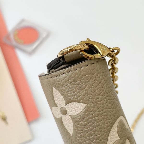 【12期0利率】LV Félicie Pochette斑鳩灰 【99成新】 