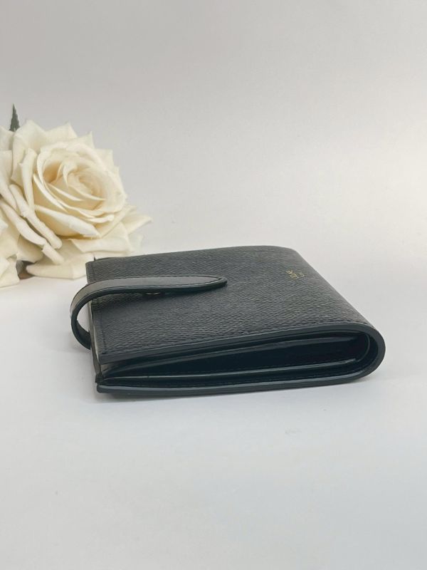 【95成新】CELINE STRAP粒面小牛皮錢包 