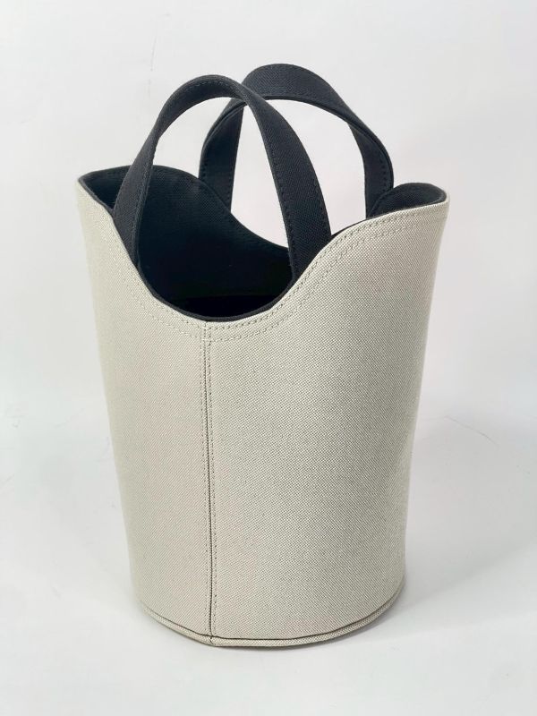 【95成新】BALENCIAGA WAVE BB 印花帆布水桶包 