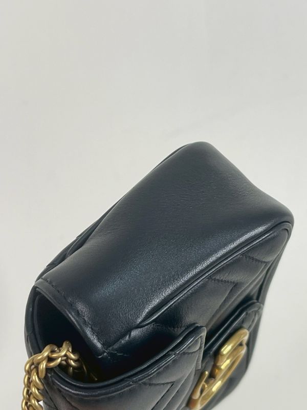 【分期0利率】GUCCI Marmont 迷你肩背包【9成新】 