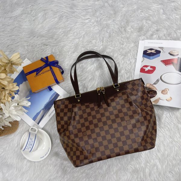 【12期0利率】LV 經典Damier Westminster GM女購物袋【9成新】 