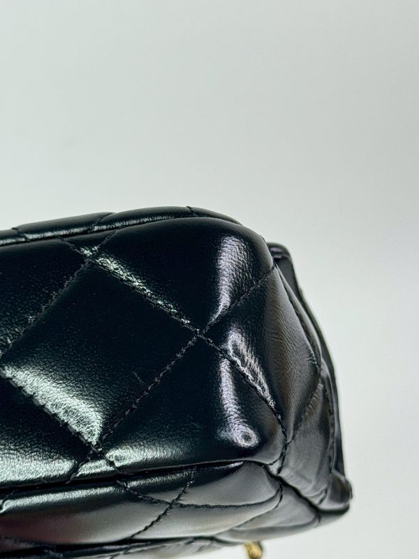 【分期0利率】CHANEL 23s 金屬HANDLE翻蓋鍊包 【99成新】