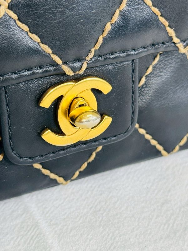 【分期0利率】CHANEL VINTAGE 外縫線方胖【9成新】 