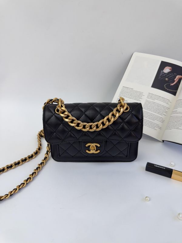 【95成新】CHANEL 23S Mini Flap 口蓋包 