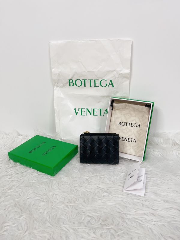 【分期0利率】BV Intrecciato 小號雙折錢包【全新品】 