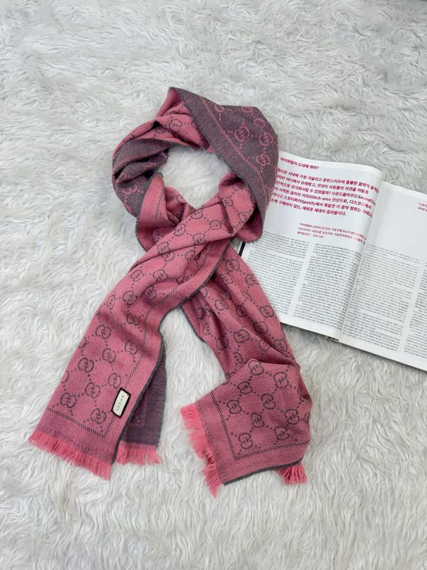 【95成新】GUCCI  GG 花紋披肩 