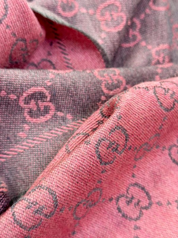 【95成新】GUCCI  GG 花紋披肩 