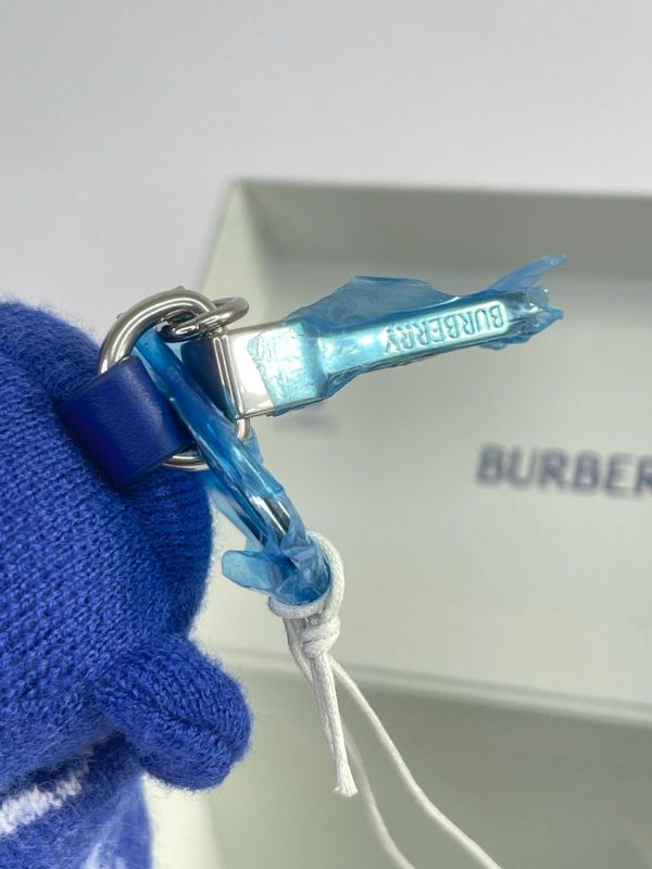 【全新品】BURBERRY Thomas Bear 羊毛混紡鑰匙扣 