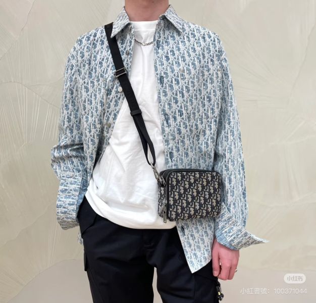 【分期0利率】DIOR   拉鍊手拿包附肩背袋 【95成新】 
