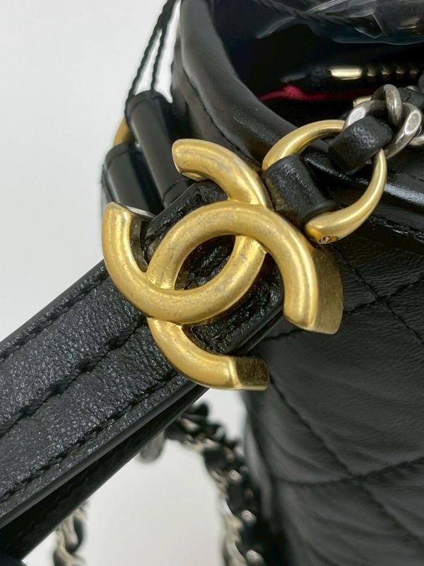 【99成新】CHANEL  Gabrielle hobo 芯片款流浪包 中號 