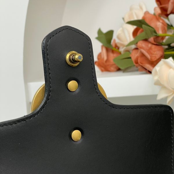 【99新】【12期0利率】GG Marmont絎縫迷你手提袋 方胖馬夢 