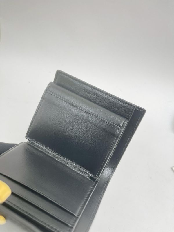 【95成新】CELINE 亮面牛皮革TRIOMPHE三折短夾 