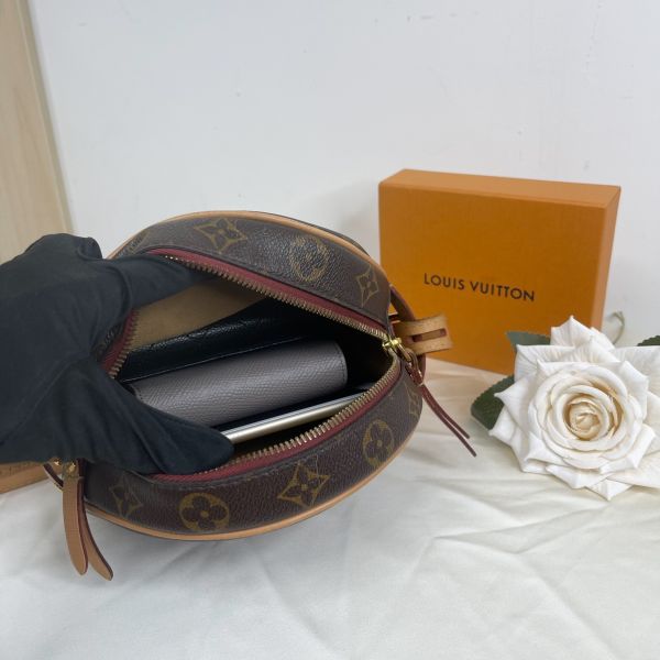 【12期0利率】LV  BOÎTE CHAPEAU圓餅包  PM 【85成新】 