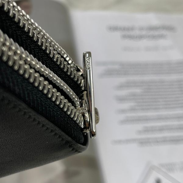 【12期0利率】LOEWE 雙層拉鍊零錢短夾【9成新】 