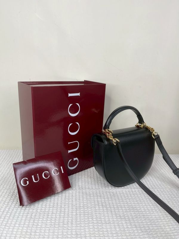【分期0利率】GUCCI Horsebit1955 迷你手提肩背包【99成新】 