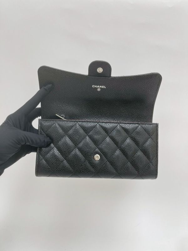【閒置新品】CHANEL COCO 經典翻蓋長夾 