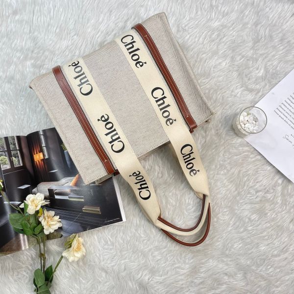 【12期0利率】CHLOE WOODY TOTE 中號【9成新】 