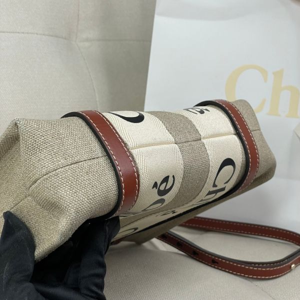 【12期0利率】CHLOE SMALL WOODY TOTE【9成新】 