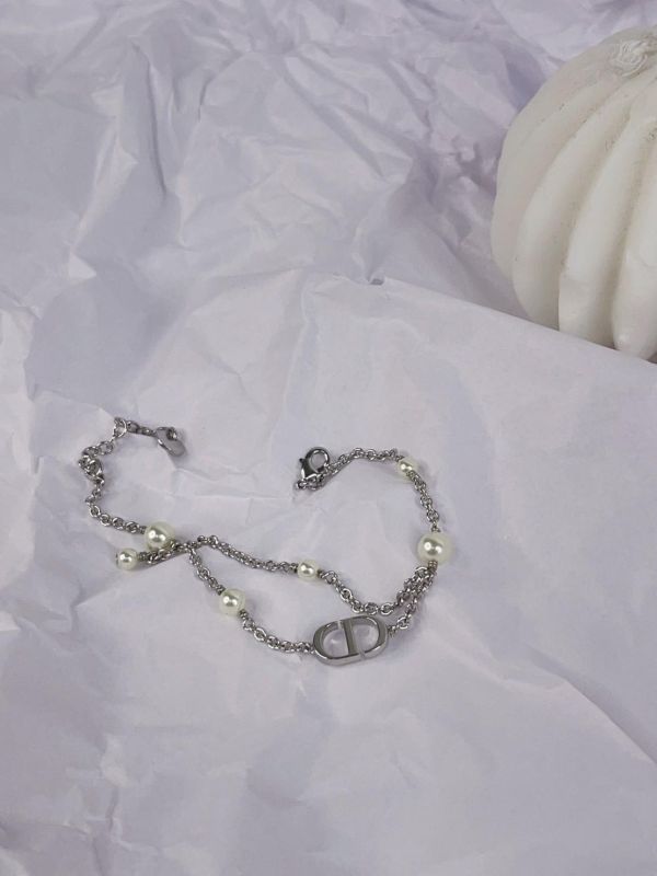 【全新品】DIOR Petit CD 珍珠手鍊 