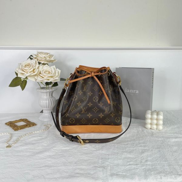 【12期0利率】LV Petit Noé老花水桶/贈價值28000原廠老花背帶【9成新】 