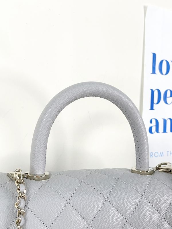 【分期0利率】CHANEL荔枝牛皮coco handle small  【未使用閒置品】 