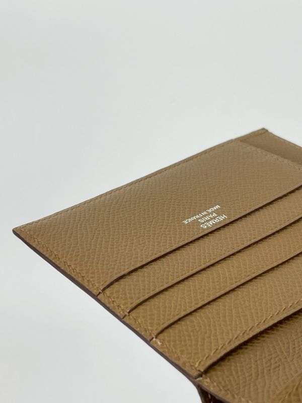 【99成新】HERMES 對開6卡短夾 