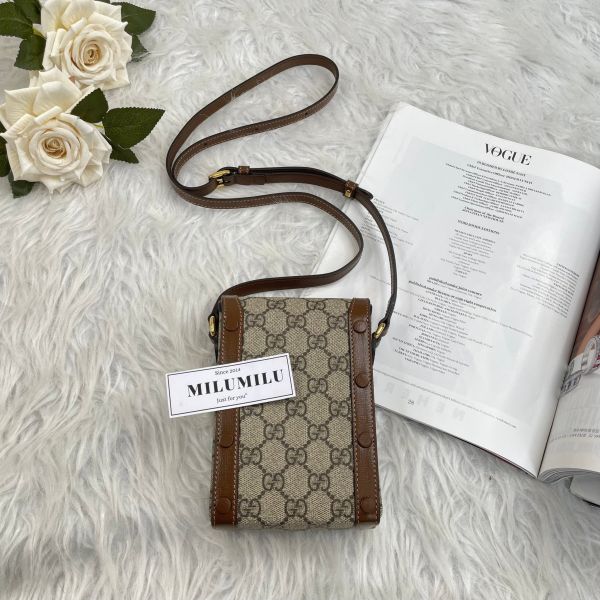 【12期0利率】Gucci MINI手機包【99成新】 