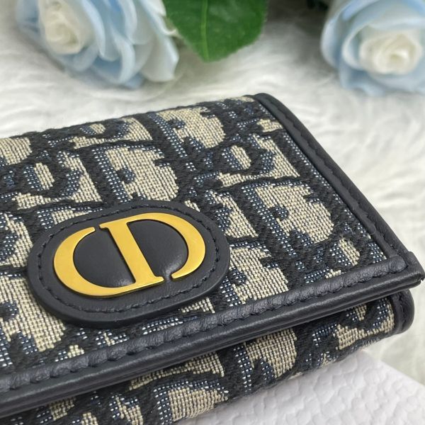 【12期0利率】Dior 30 Montaigne Glycine對折零錢包【全新】【現金價】 