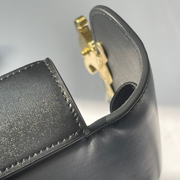 【12期0利率】CELINE CLAUDE亮澤牛皮革迷你手袋 【99成新】 