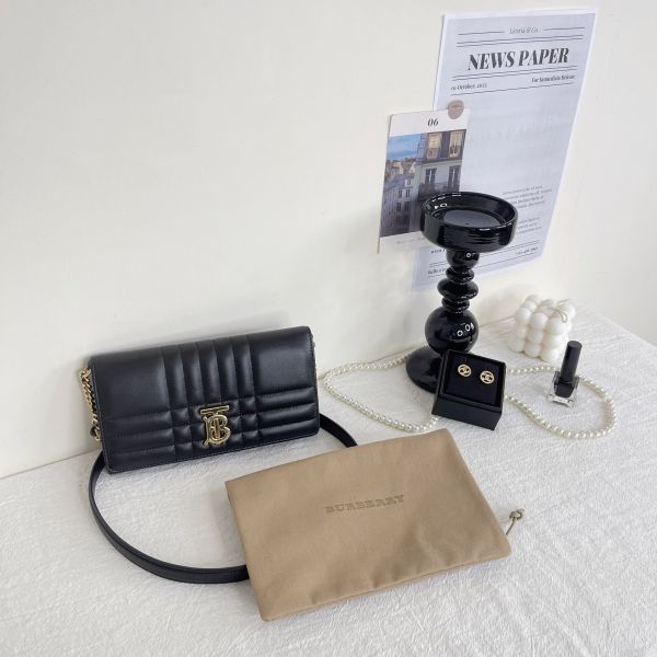 【12期0利率】BURBERRY LOLA TB WOC黑金【9成新】 